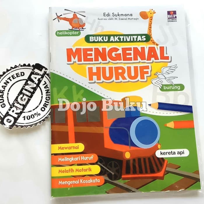 Buku Aktivitas Mengenal Huruf by Edi Sukmana