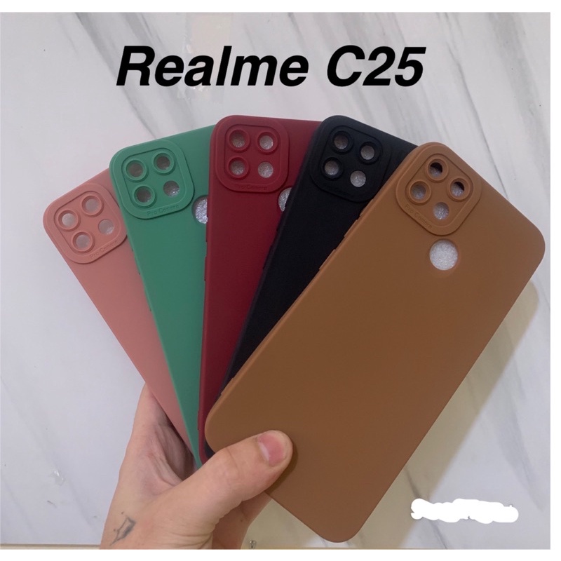 Case Realme C25 New - Softcase Luxury Procamera Matte - UA