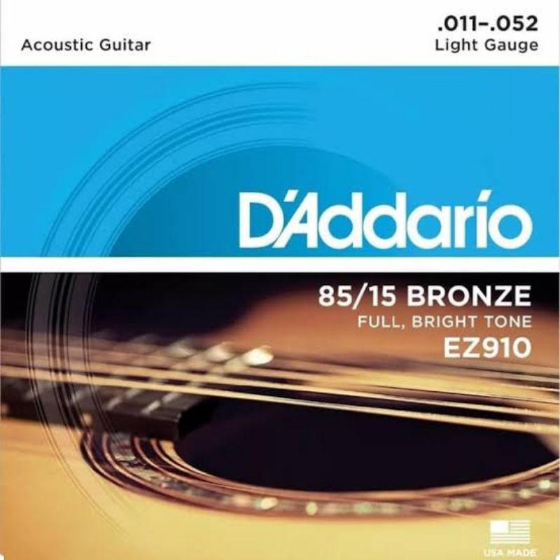 Senar gitar D'Addario ez910 size 0.11 dedario dadario