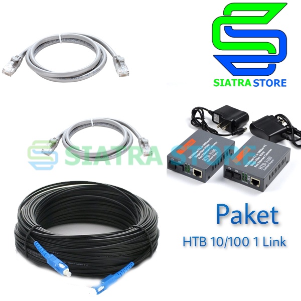 Paket Fiber Optic HTB 3100 200-300 M 1 Link Siap Pakai