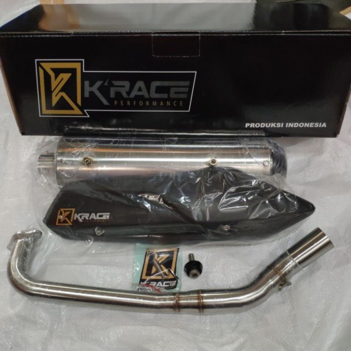 Knalpot New Aerox 155 Connected Krace Standart Racing 013