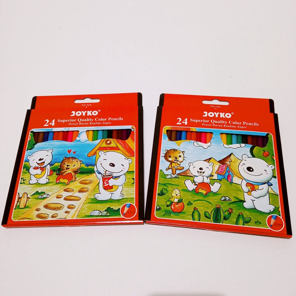 

PENSIL WARNA JOYKO 24 WARNA PANJANG / PENSIL WARNA JOYKO CP 24PB