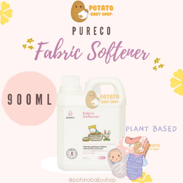 Pureco Fabric Softener 900ml (pelembut pakaian)