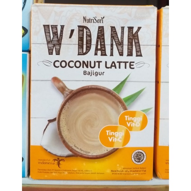 

KZ - nutrisari W'DANK coconut latte bajigur 4x15g