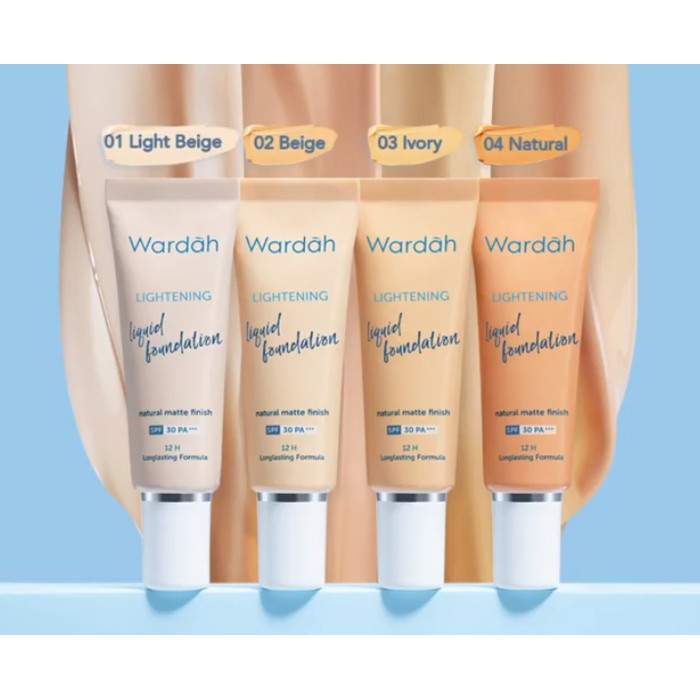 Jual Wardah Lightening Liquid Foundation 25ml / 6ml | Shopee Indonesia