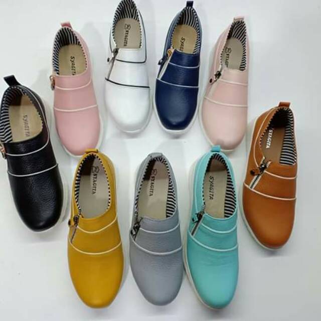 Sepatu kulit asli garut