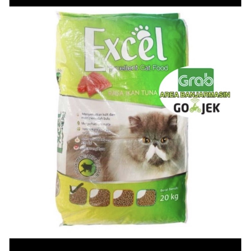 excel kucing 20kg - makanan kucing excel 20kg - pakan kucing excel cat 20 kg - excel cat food kucing