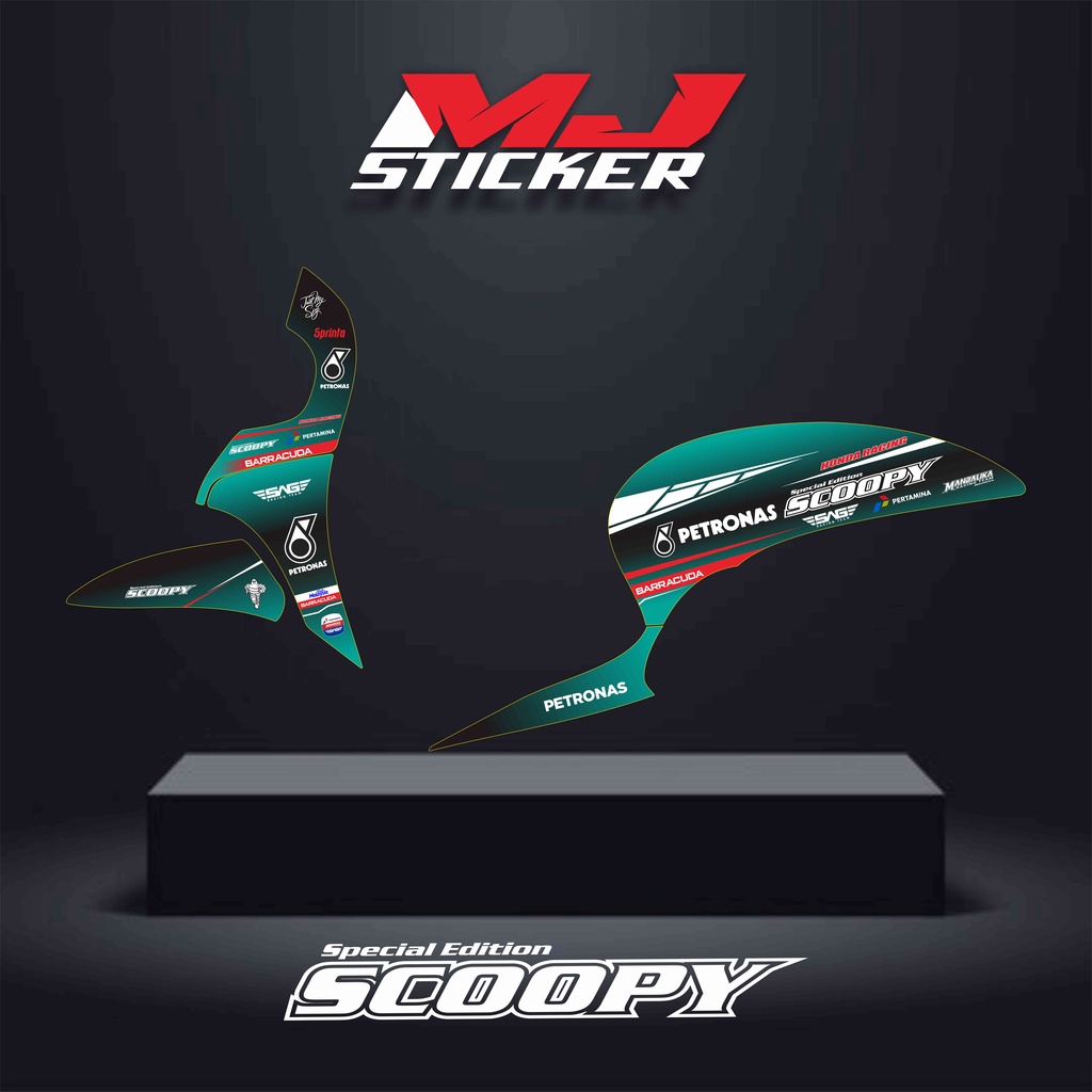 Striping Scoopy 2021 Motif Petronas SRT