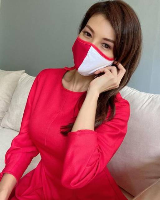 MASKER CUCI ULANG WASHABLE MERAH PUTIH HOMEMADE GRADE PREMIUM JAHITAN JAMIN RAPI BISA INPUT TISSUE