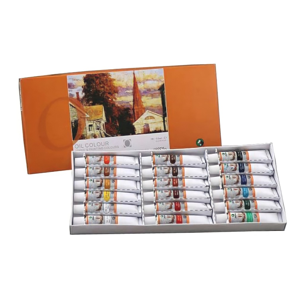 

Cat MInyak Maries 18x12ml - Maries Oil Colors set 18x12ml