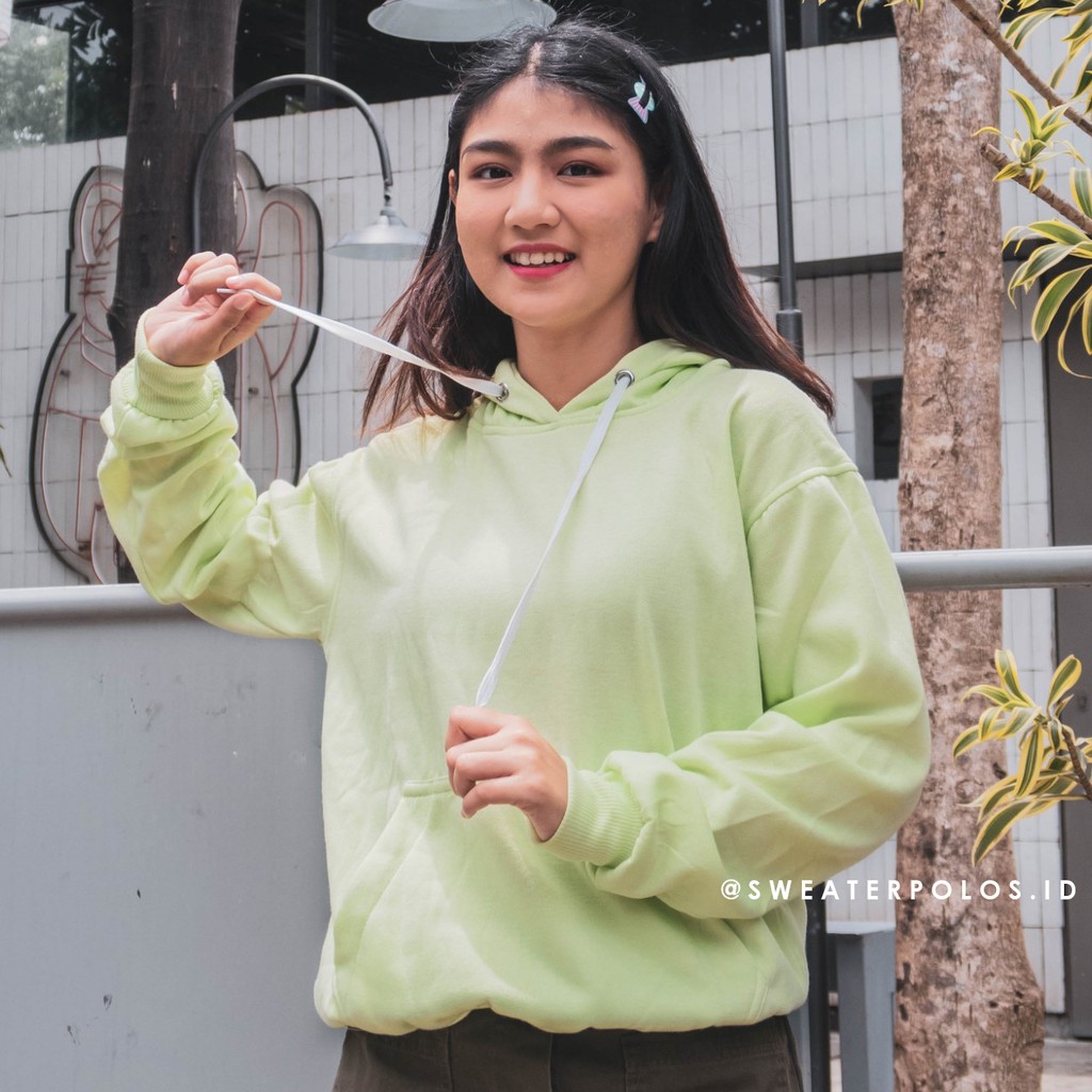 Hoodie Warna Matcha  Matcha  Latte Ice Tea