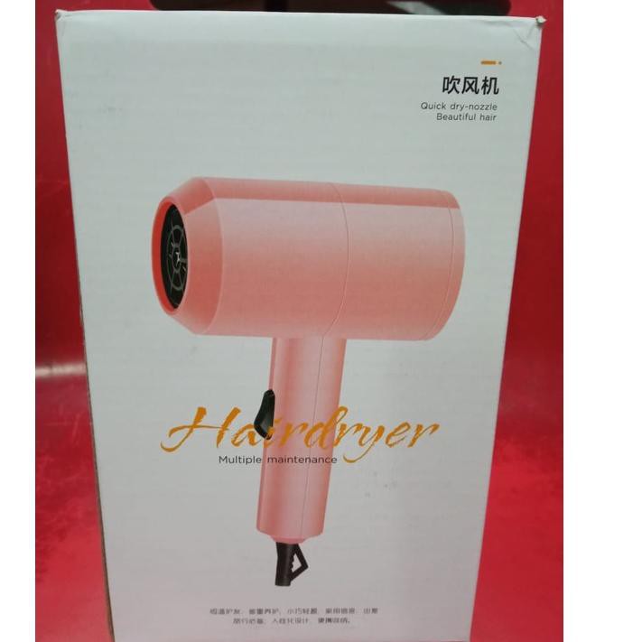 Grosir Unik Hair Dryer Alat Pengering Rambut Mini Low Watt 2 Kecepatan