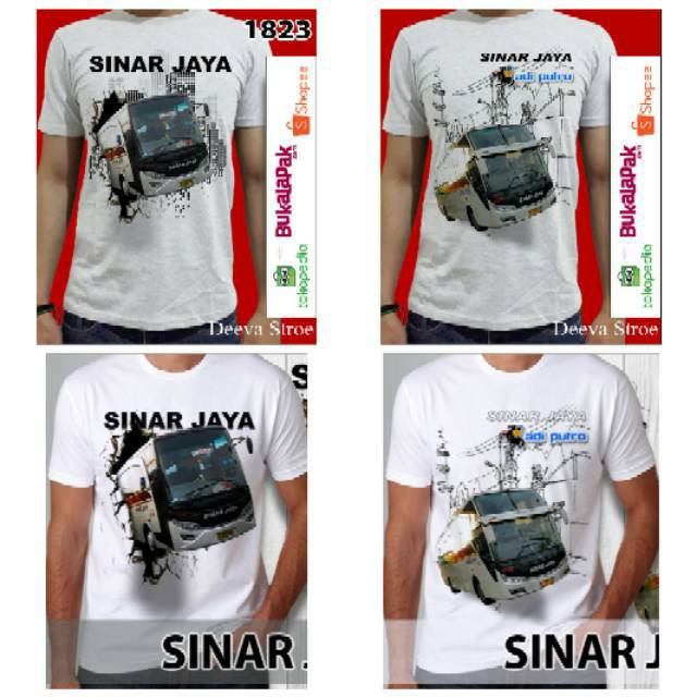 Kaos 3d bus bis sinar jaya