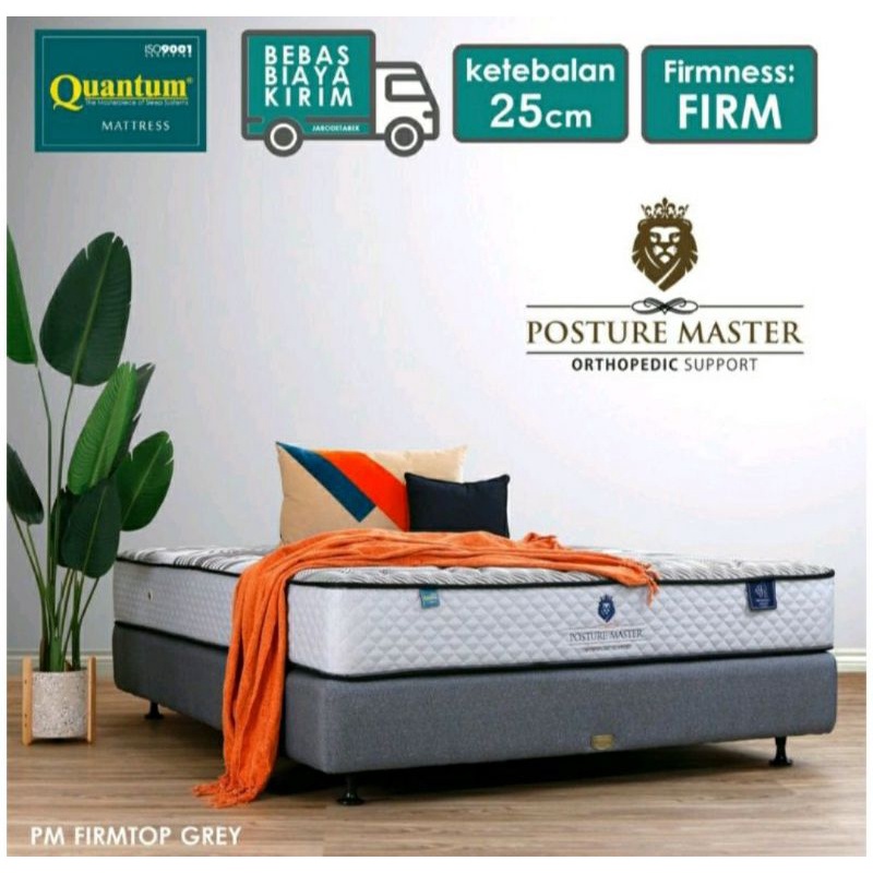 Quantum Kasur Orthopedic Posture Master FIRMTOP 90 100 120 160 180 200 x 200 cm Spring Bed keras fir