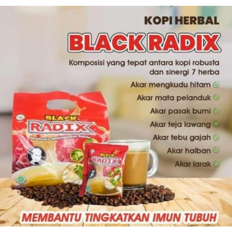 Kopi Black Radix | Kopi Radix | Kopi Radix Pak Haji | Kopi Black Radix