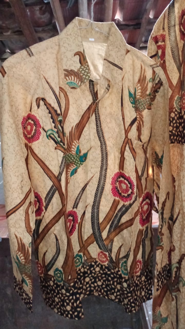 Batik Couple Keluarga Sania Ruffle Ori Ndoro Jowi Dnt Cirebonan