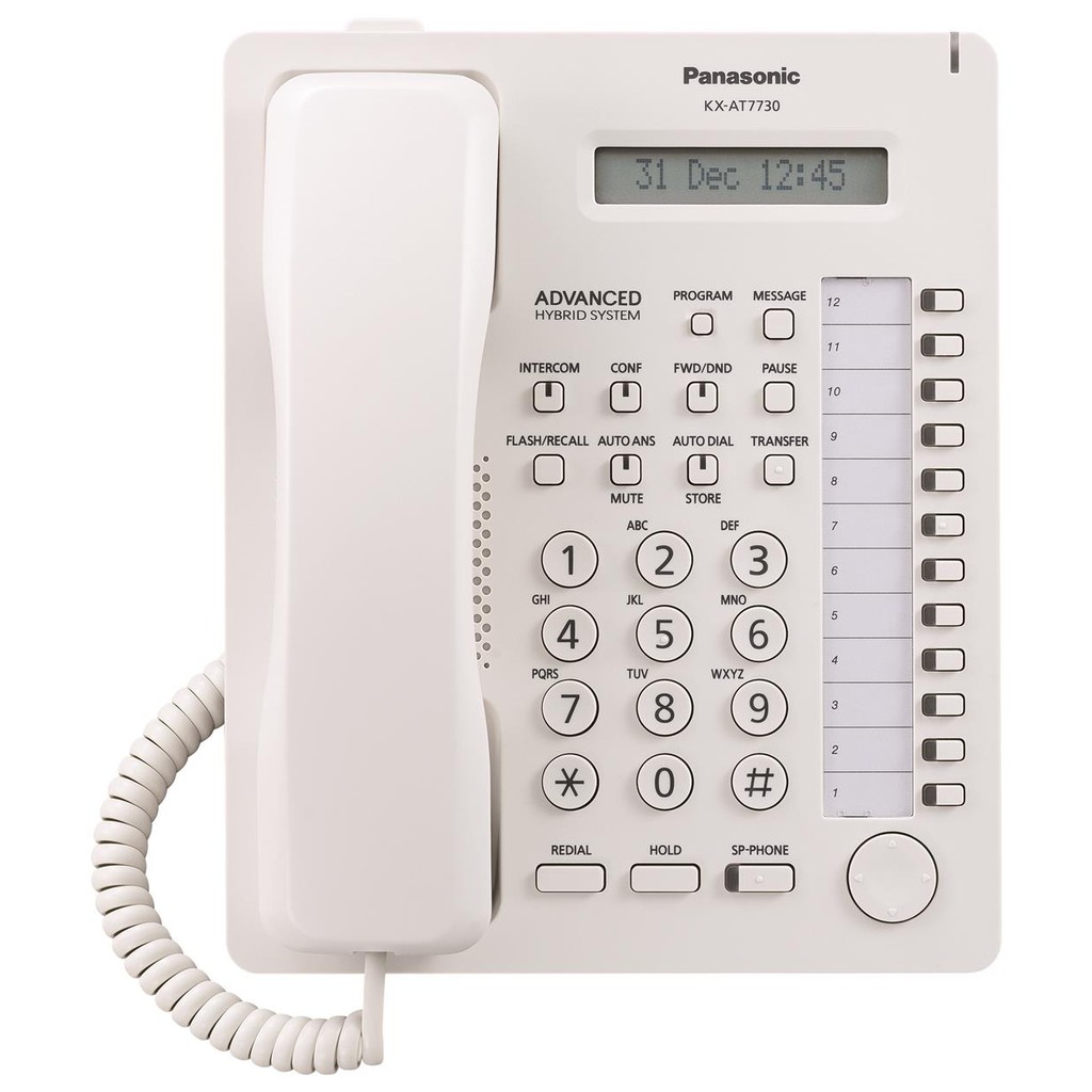 TELEPON KABEL PANASONIC KX-AT7730 DIGITAL PANASONIC KX-AT7730 (PUTIH)