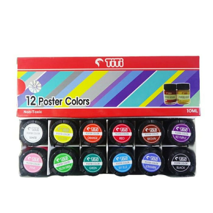

TITI CAT POSTER WARNA 12 WARNA | POSTER COLOUR
