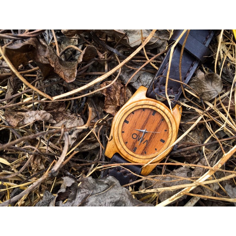 owa kalingga - jam tangan - jam tangan kayu pria - jam tangan kayu cowok jam tangan wanita - jam tan