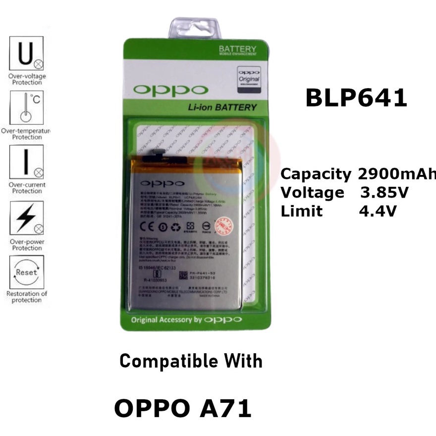 Batre Baterai Battery Original BLP641 / A71