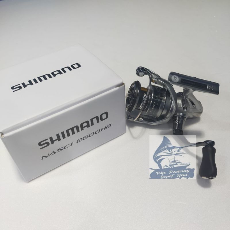 Reel SHIMANO NASCI 2500HG POWER HANDLE NEW 2021