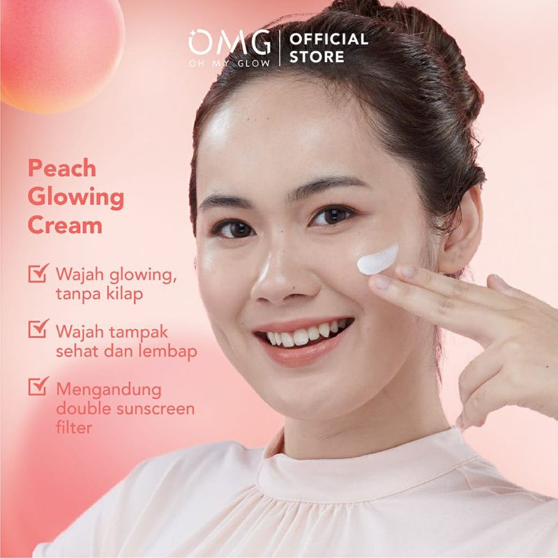 OMG CREAM PEACH GLOWING CREAM 25gr