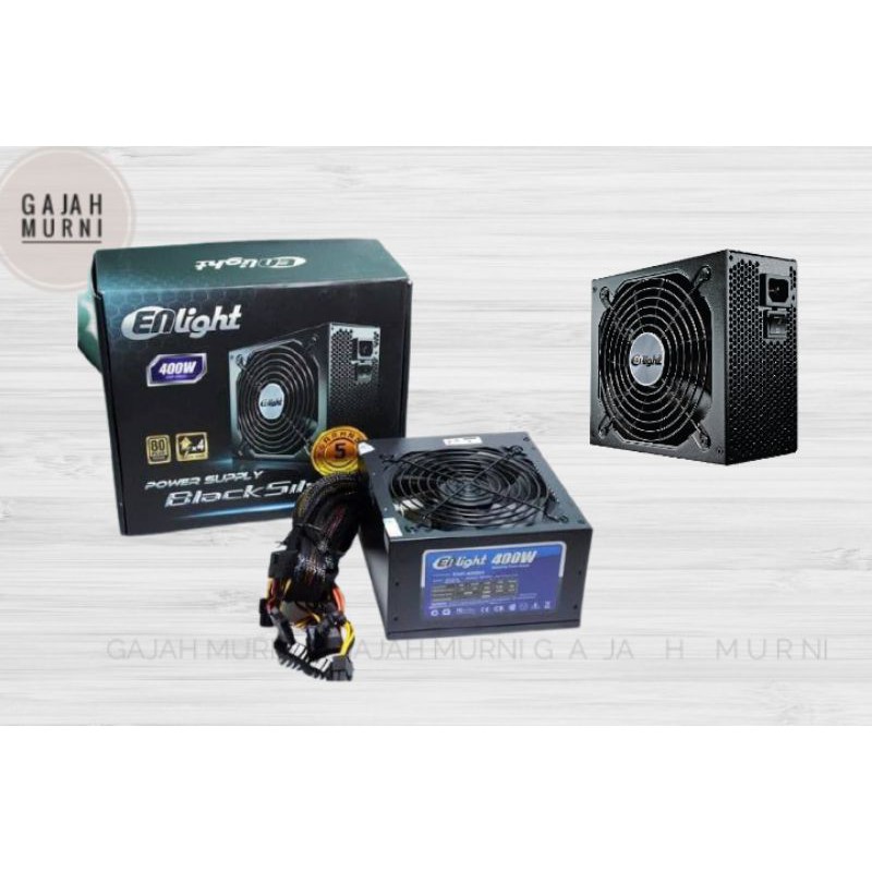 PSU / POWER SUPPLY ENLIGHT 400 WATT GARANSI 5TAHUN