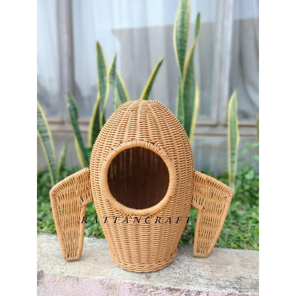 Rocket rotan ukuran besar/Rocket rotan/Anyaman rotan