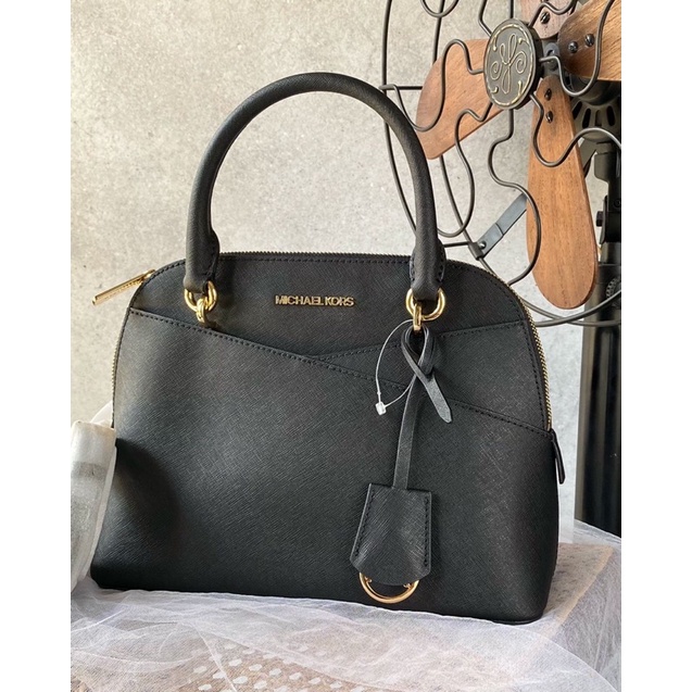 Michael kors jet set travel medium dome Warna black