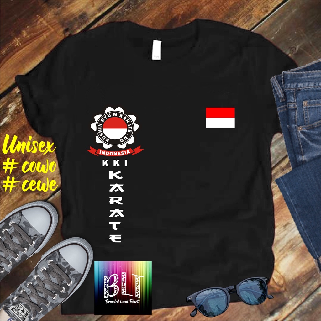 Cod Gratis Ongkir Kaos Karete KKI Bendera karate Indonesia silat karate /KAOS EKSPRESI JAWA KAOS BANDUNG MURAH KAOS DISTRO MURAH HIT MURAH NAMPOL GRATIS ONGKIR PROMO MURAH KAOS PAKAIAN PRIA TERLARIS/KAOS HITS/KAOS BANDUNG/KAOS MURAH/KAOS DISTRO