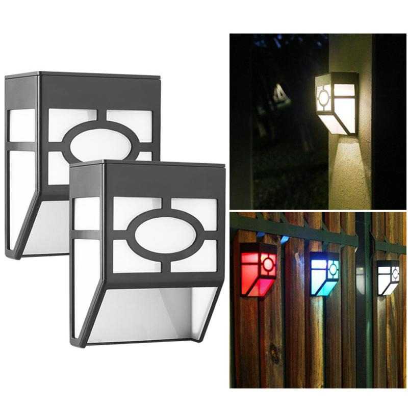 Lampu Dinding Hias Dekorasi Ruangan Rumah Kamar LED Minimalis Solar Wall Lamp Outdoor Waterproof