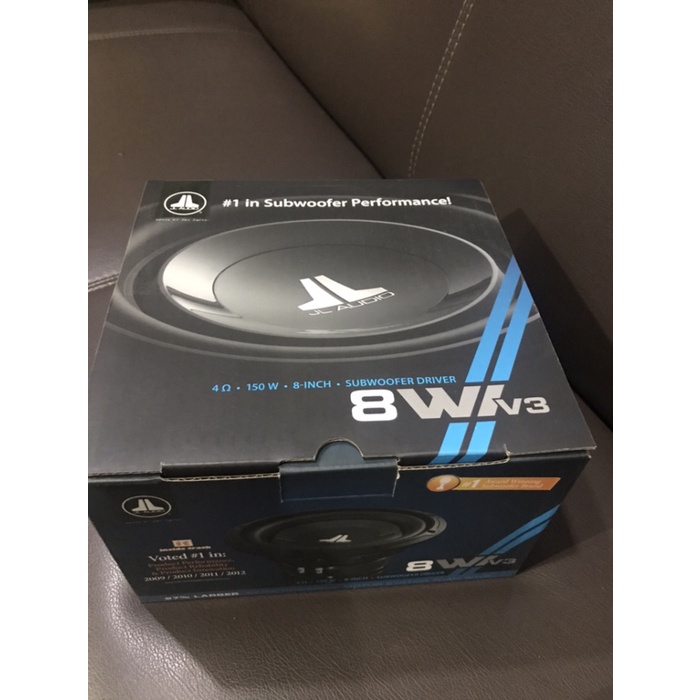 SUBWOOFER JL AUDIO W1 V3 8 INCH ORIGINAL GARANSI SINGLE COIL 4 OHM