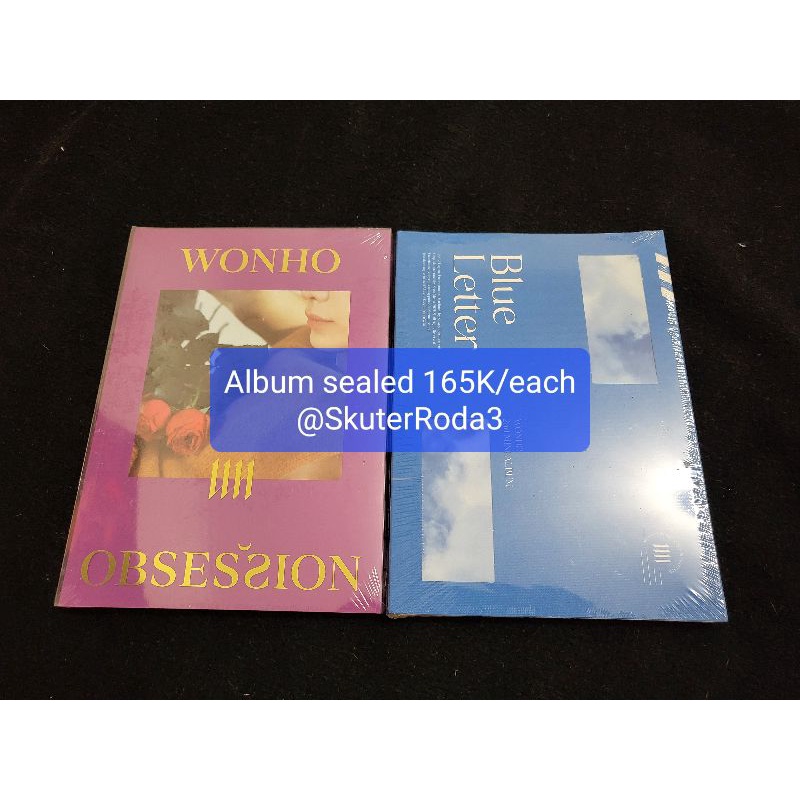 ALBUM SEALED WONHO BLUE LETTER OBSESSION