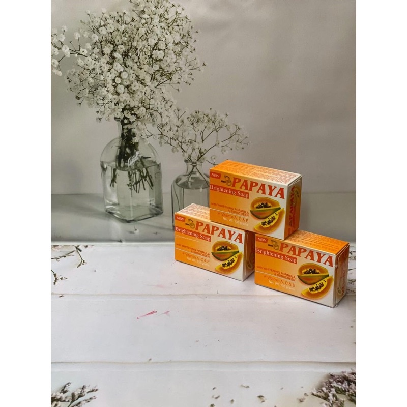 ✨NAGIHI✨ RDL Sabun Papaya BPOM Brightening Soap with Vitamin E 135 gram