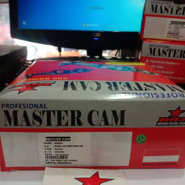 Master cam brt honda sonic mp5