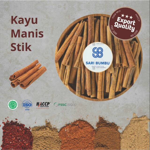 

Kayu manis stick 250 gram