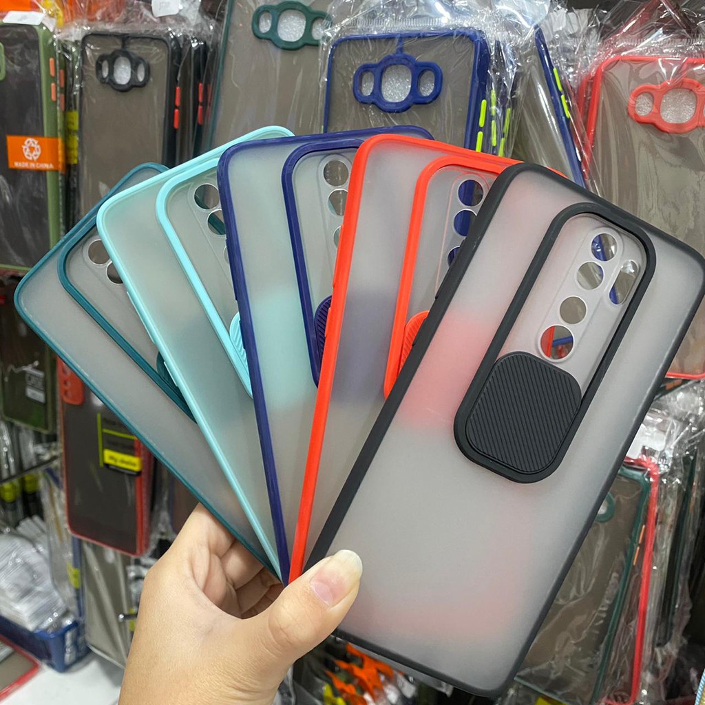 Xiaomi Redmi Note 8 Pro SLIDE CASE Protection Sleding Camera Matte Candy