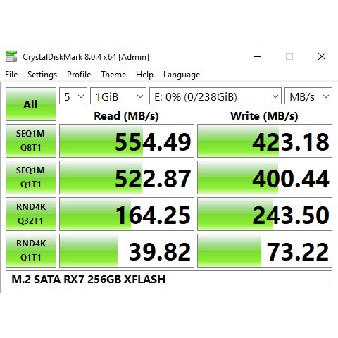 SSD M2 SATA / M.2 SATA / M2SATA 256GB RX7 RESMI (GARANSI 3 TAHUN)