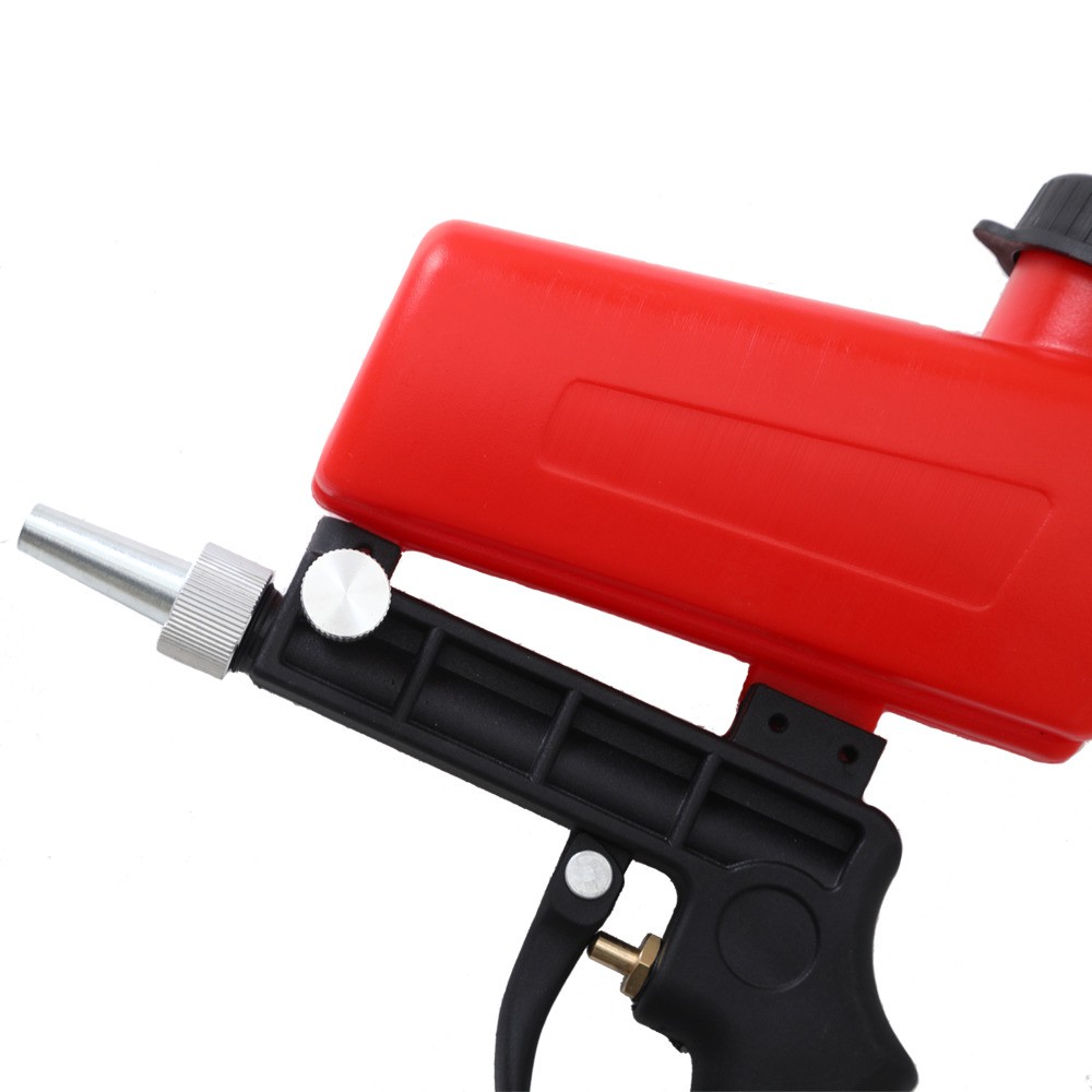 Sand Blaster Gravity Pneumatic Gun Penghilang Karat 90 PSI - AS118-3 - Red