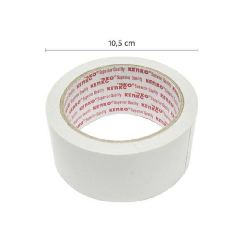 

KENKO DOUBLE TAPE / TAPE DUA SISI / PEREKAT DUA SISI 48 Mm - Red Core Superior Quality