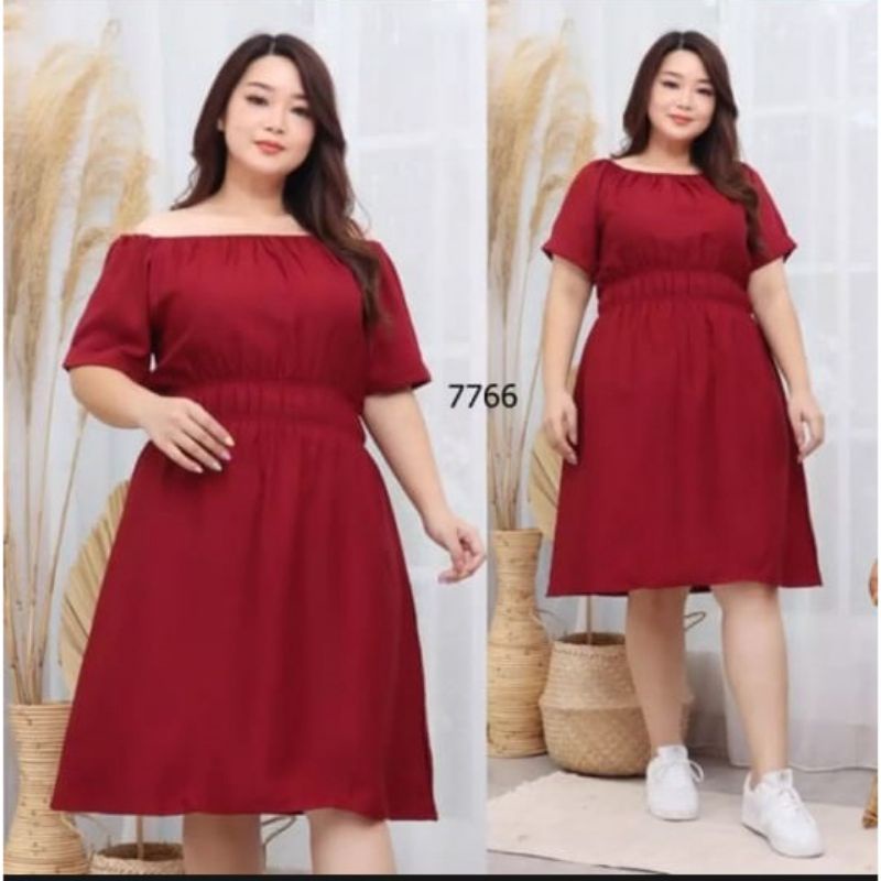 dres jumbo/dres sabrina jumbo/dres kekinian/dres wanita