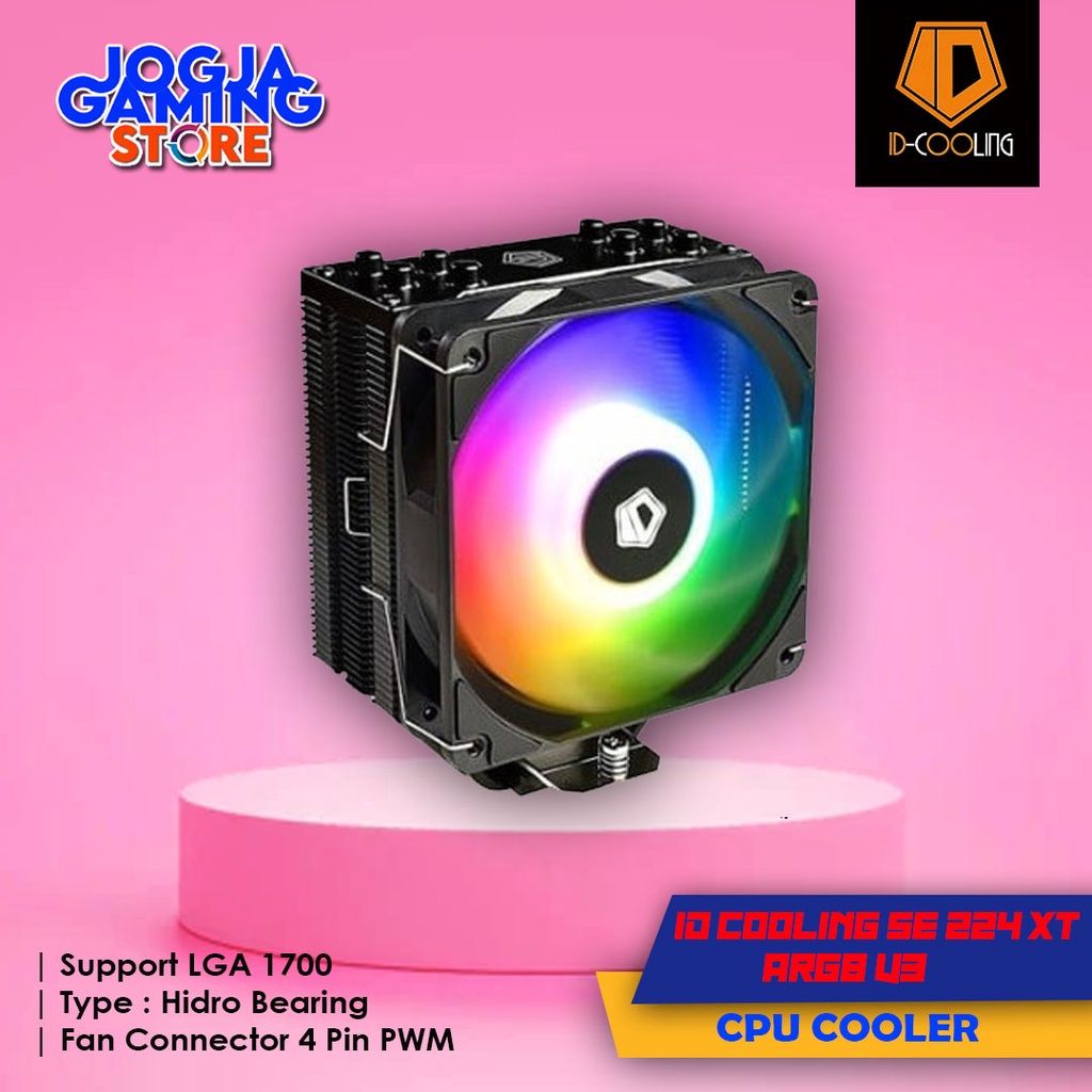 Jual ID-COOLING SE-224-XT ARGB V3 CPU COOLER SE 224 XT (Intel/AMD ...
