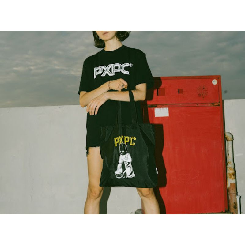 PXPC // &quot;SKATECULT TOTE&quot; / CLASSIC TOTEBAG / TAS JINJING / NYLON TOTE BAG