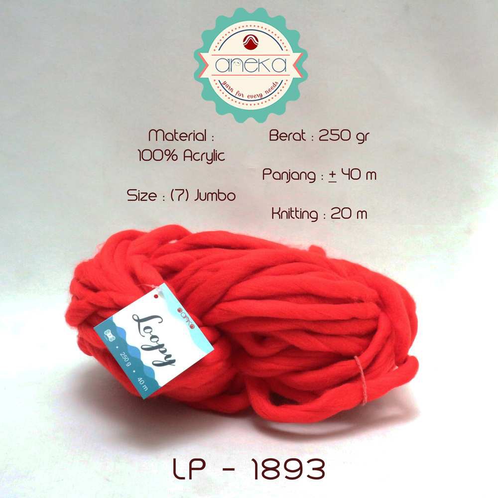 Benang Wol / Wool Ekstra Tebal - LOOPY YARN - 1893