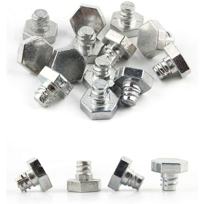 Mary 6buah Model Spinning Tops Screw Kit Model Baut Wajah Bahan Metal Dengan Bahan Plastik Untuk C