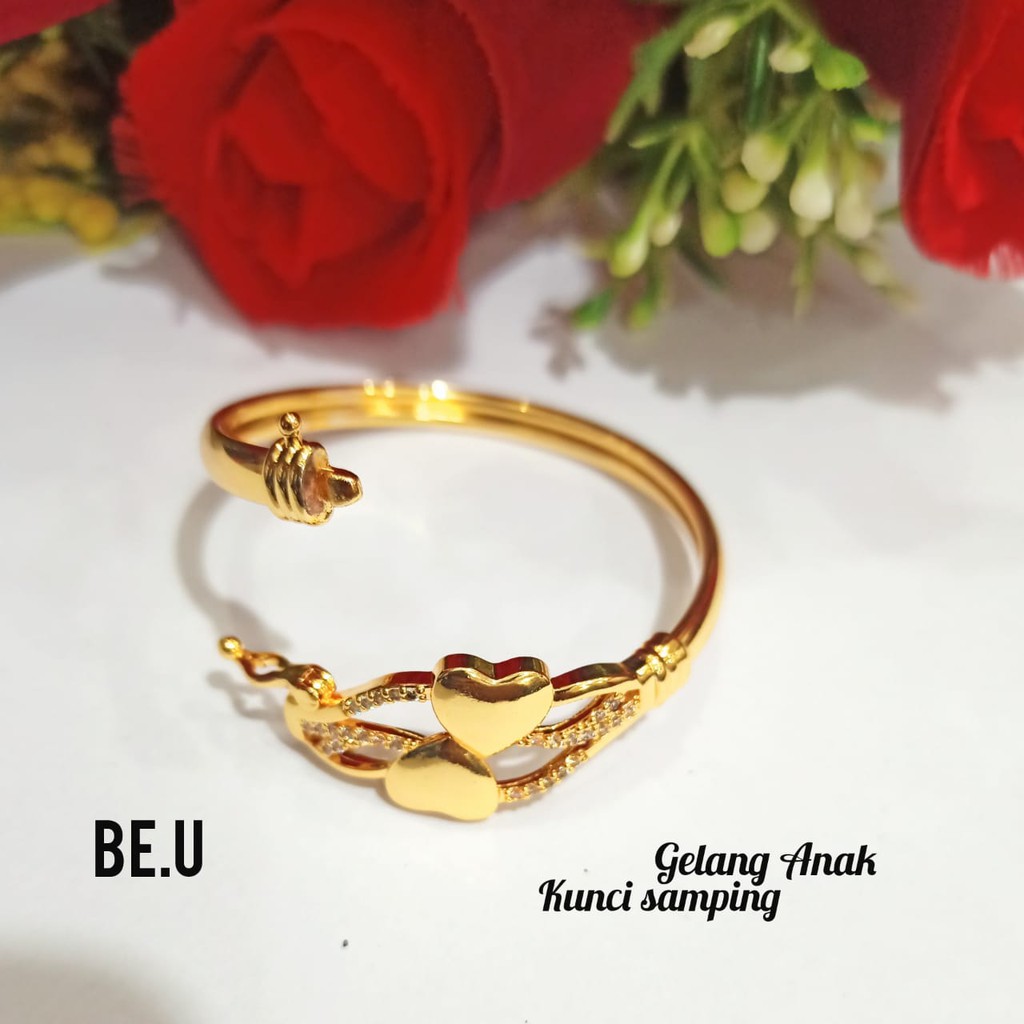 Gelang Bangkok Anak Permata Zircon Gold Perhiasan Anak limited edition