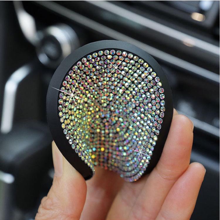 Alas Penyimpanan gasket Alur Cangkir Air Karet non-slip Berlian Imitasi interior Mobil