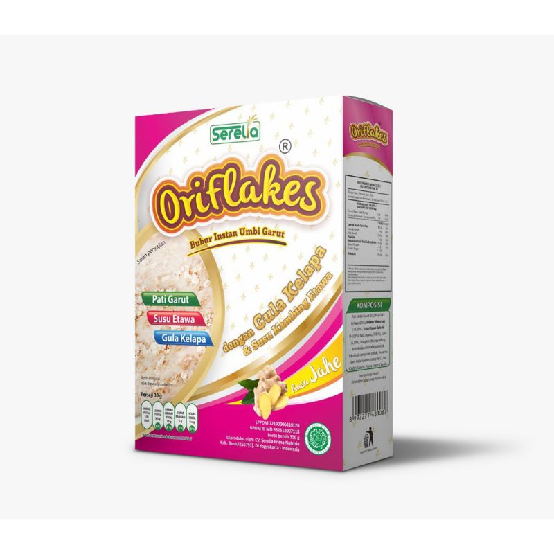 Oriflakes Umbi Garut varian Jahe 350 gr