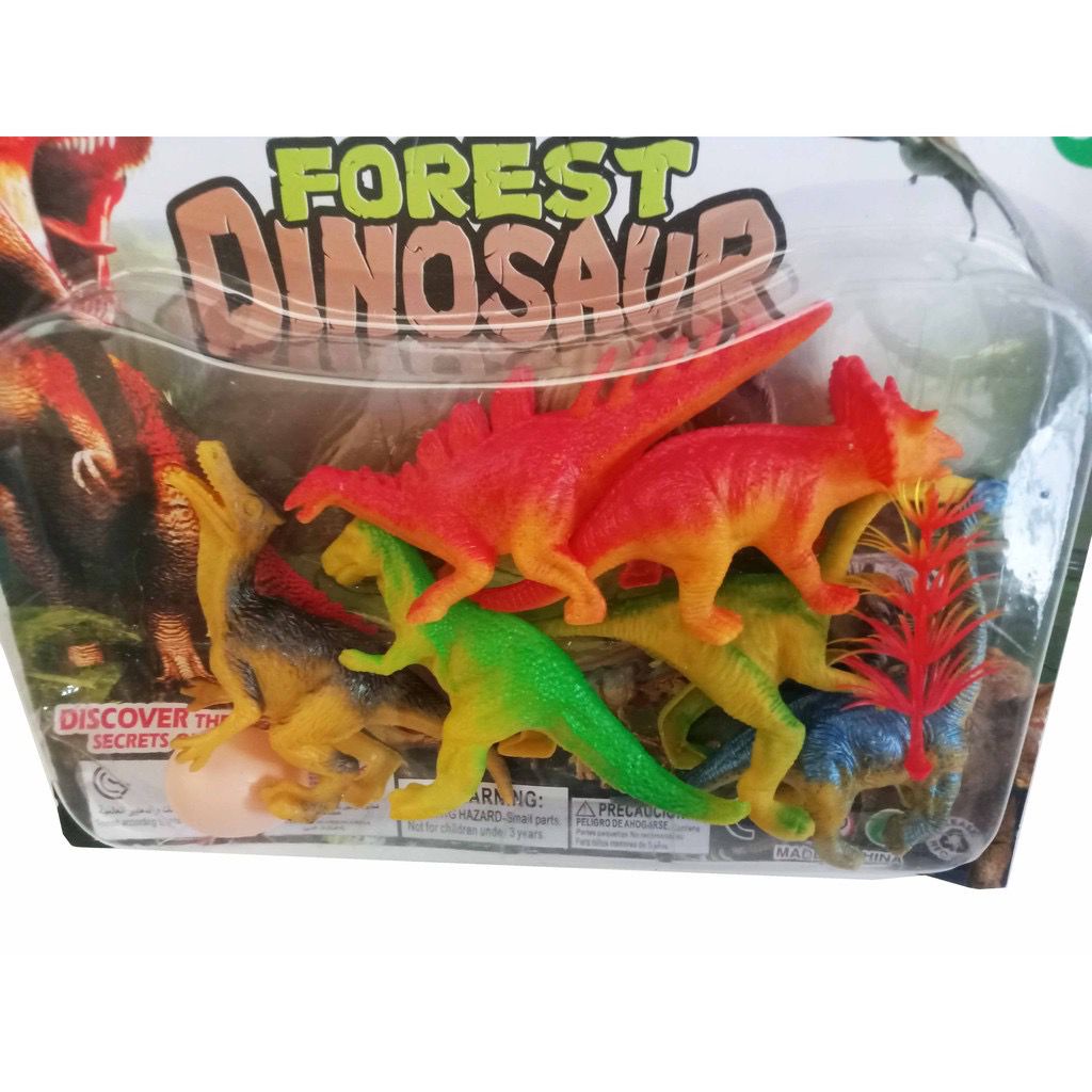 Mainan Dino Mainan Anak Figure Forest Dinosaur Miniatur Hewan Purba Mainan Dino