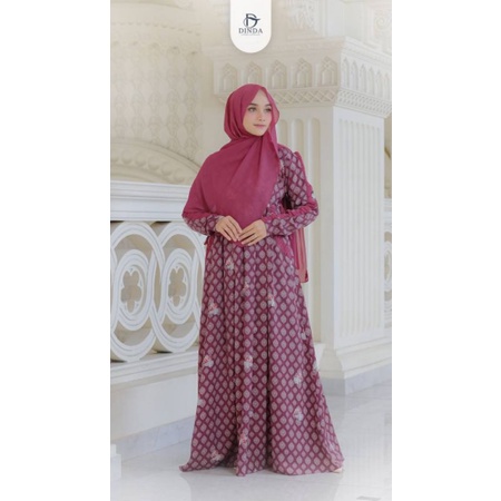 Ready Shafira Series Dress Only printing ori dinda